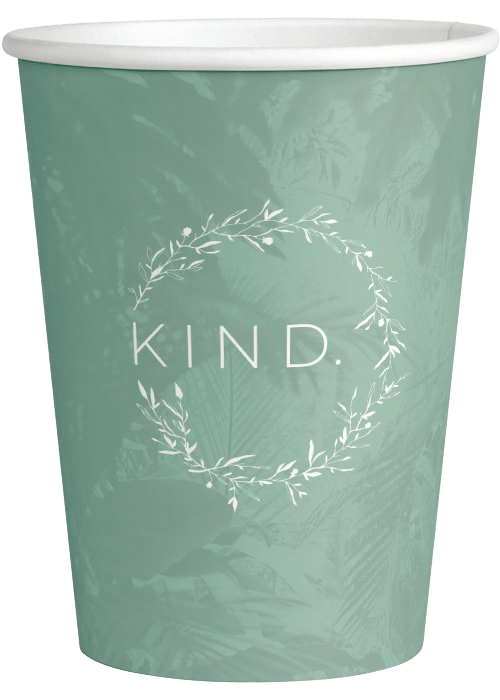 Kind Café cup of coffee