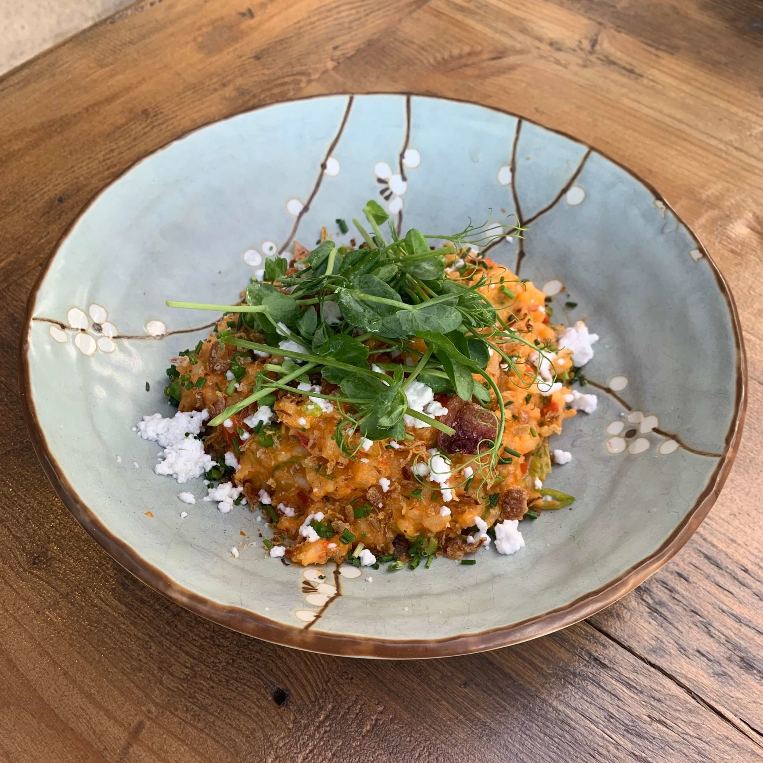 Auckland plant-based eatery’s menu inspirations – Capsicum and Pea Risotto 