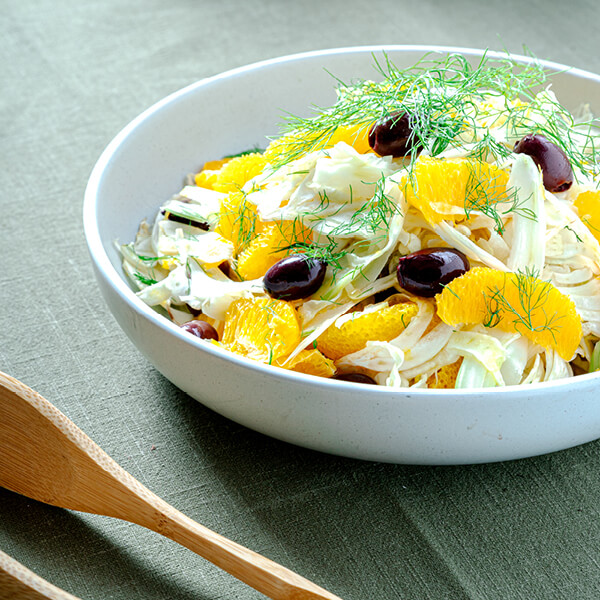 Shaved fennel and orange